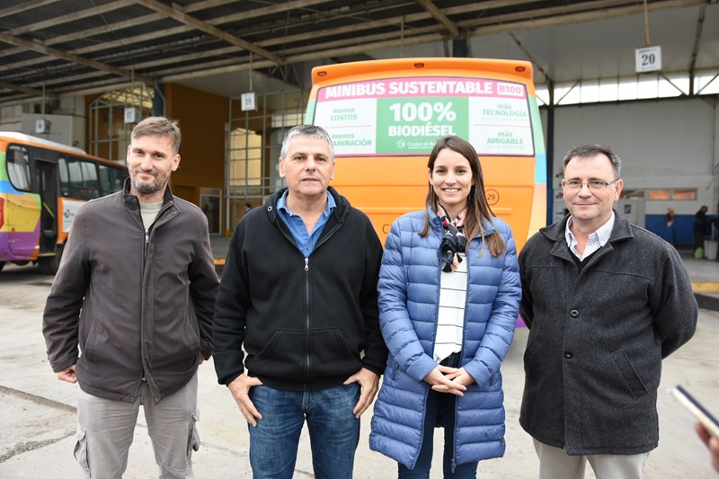 Rafaela comenzó a abastecer con biodiesel a los minibuses municipales
